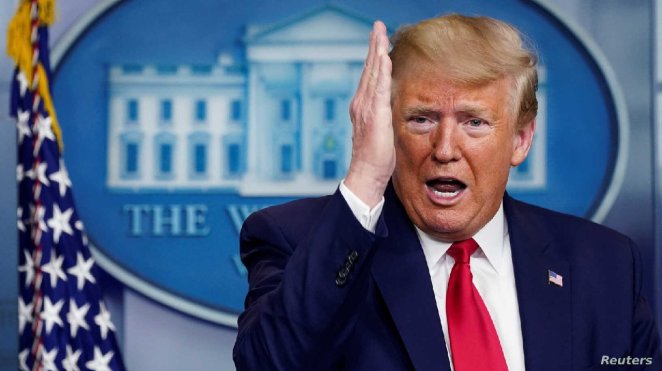 U.S. President Trump leads daily coronavirus response briefing at the White House in Washington